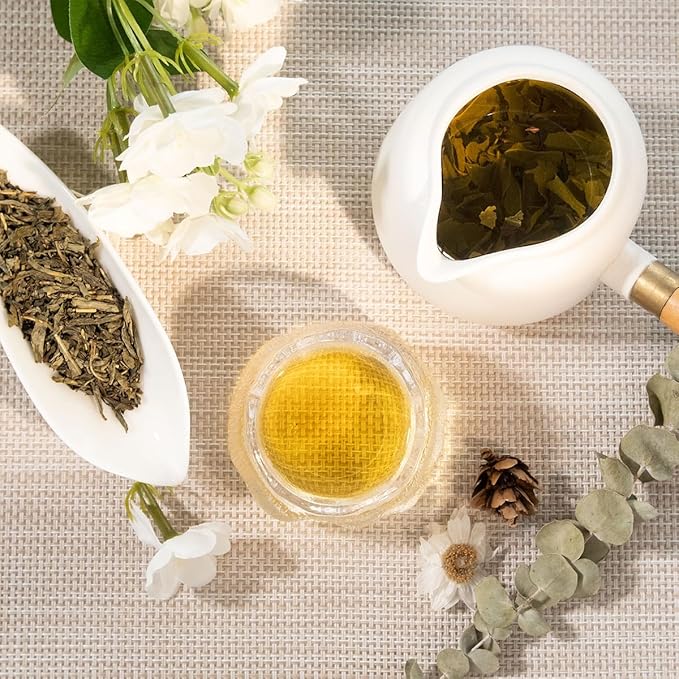 WT WEETEE Decaf Jasmine Green Tea Loose Leaf, 110+ Cups, Made of CO2-Decaffeinated Green Tea Leaves with Natural Jasmine Aroma, 228g /8oz