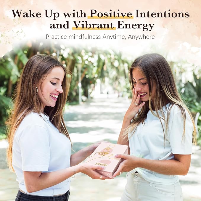 Hihealer Christmas Gift - 52 Positive Affirmation Cards for Women, Daily Motivational and Inspirational Cards for Mindfulness, Meditation, Self-Care Gifts for New Moms, Xmas Gift for Mom and Women