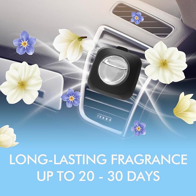 Car Air Fresheners, 6 Pack, Fresh, Car Fresheners Vent Clips, Long Lasting Air Freshener, Car Refresher for Men Women