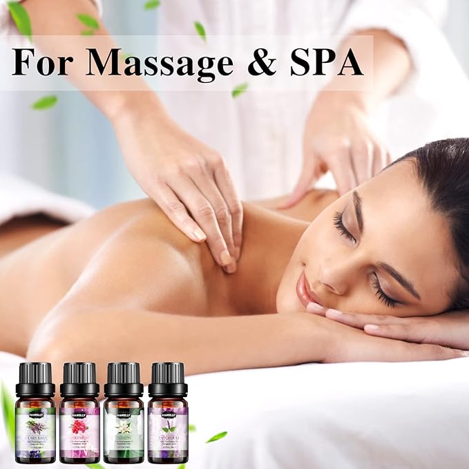 Essential Oils Set, Aromatherapy Essential Oil Kit for Diffuser, Massage, Skin Care (26 x 5ml) - Eucalyptus, Lavender, Tea Tree, Peppermint, Lemongrass, Frankincense, Cinnamon, Sandalwood