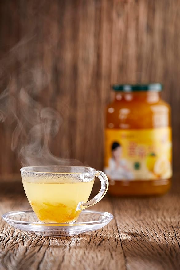 Damtuh Korean Honey Citron Tea 1.7lb (27.16 fl oz) – Traditional Yuzu Yuja Marmalade Preserve, Authentic Korean Fruit Honey Tea