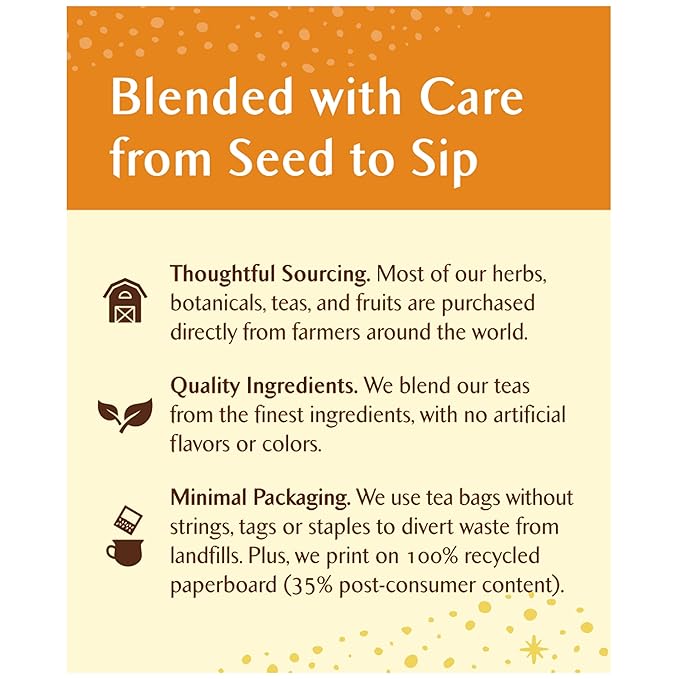 Celestial Seasonings Herbal Tea, Vermont Maple Ginger, Caffeine Free, 20 Count (Pack of 6)