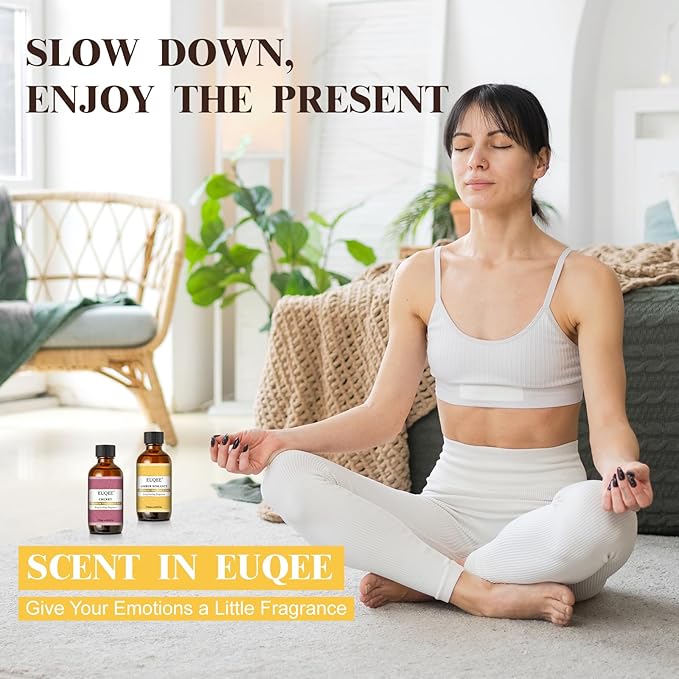 EUQEE Sweet Tobacco Fragrance Oil 2.02 Fl oz Fragrance Essential Oil with Glass Dropper for Diffuser, Aromatherapy, Soap Making (60ml)