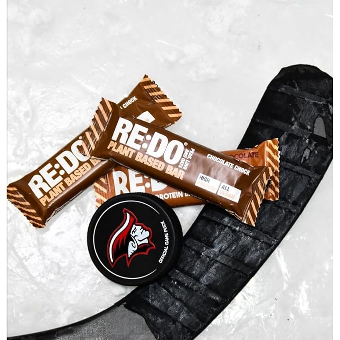 Re:Do Plant-Based Chocolate Protein Bars (9 Bars) 12g Vegan Protein, Dairy & Nut Free, No Palm Oil