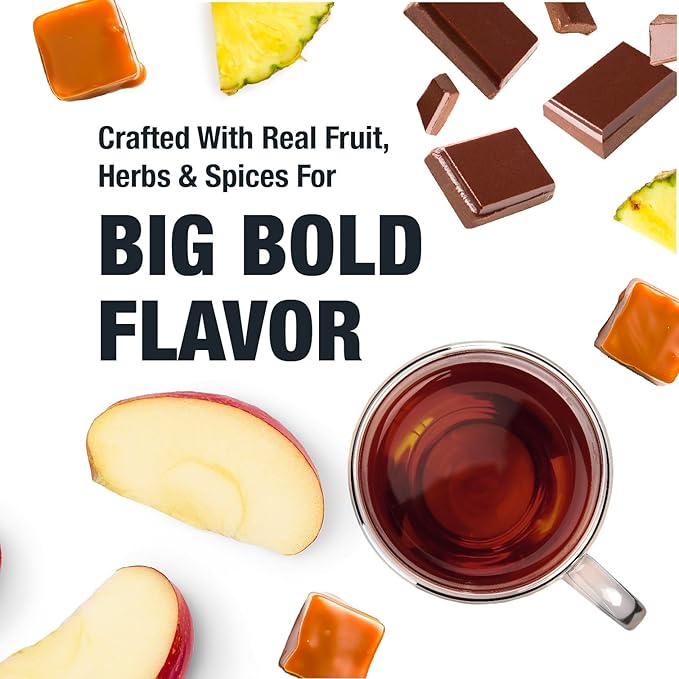 Tiesta Tea - Brownie Batter, Loose Leaf,Chocolate Caramel Herbal Tea, Non-Caffeinated Herbal Blend, Makes Hot or Iced Up to 40-50 Cups, 6oz Refillable Tin