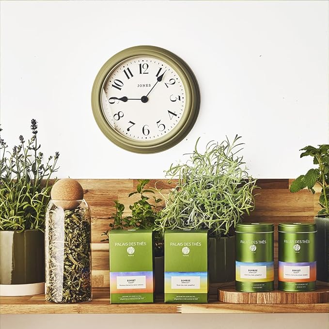 Palais des Thés - Sunset Sleep - Caffeine-Free Rooibos Tea with Chamomile & Lemon Verbena - Premium Tea Bags, Serves 20 Cups