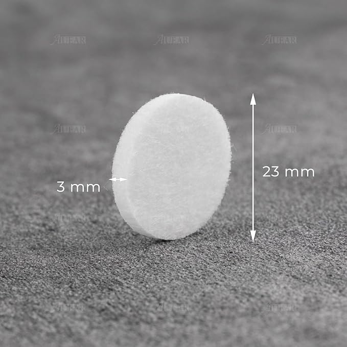 AUEAR, 100 Pack White Round Mini Diffuser Refill Pads Replacement Pad for Necklace Pendant