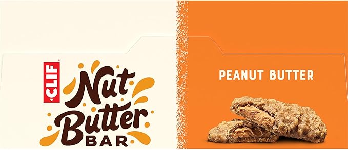CLIF Nut Butter Bar - Peanut Butter - Filled Energy Bars - Non-GMO - USDA Organic - Plant-Based - Low Glycemic - 1.76 oz. (5 Pack)