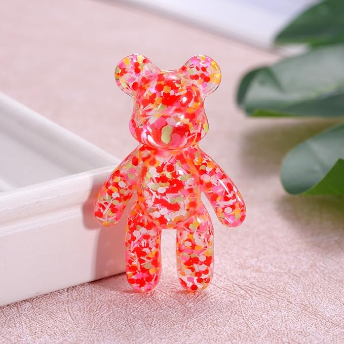 Pocket Bear Hug - Anxiety & Stress Relief Gift, Autism Fidget, Comforting Back to School Gift for Son, Daughter - Red