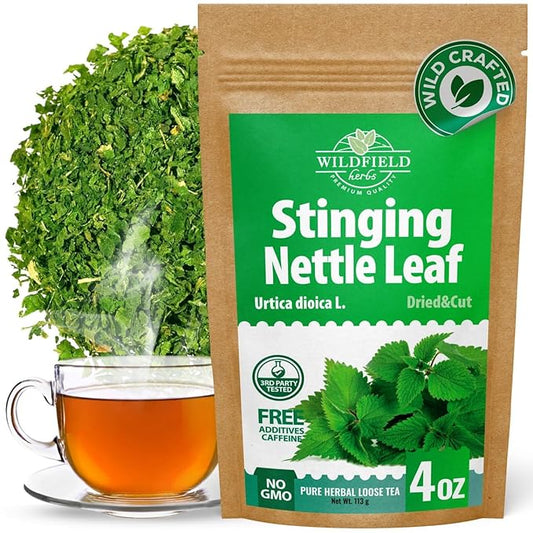 4 oz. Dried Nettle Leaf Tea Ortiga Planta Nettle Herb Bulk Stinging Nettle Leaf Herb Tea (Urtica dioica) - 113g Stinging Nettle Leaves Herbal Tea ortiga verde te