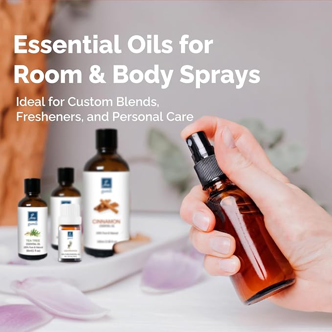 Eucalyptus Essential Oil 1 Oz, 100% Pure Natural Eucalyptus Oil, Aromatherapy Essential Oils for Diffuser, Spray, Skin, DIY Body Oils Blends