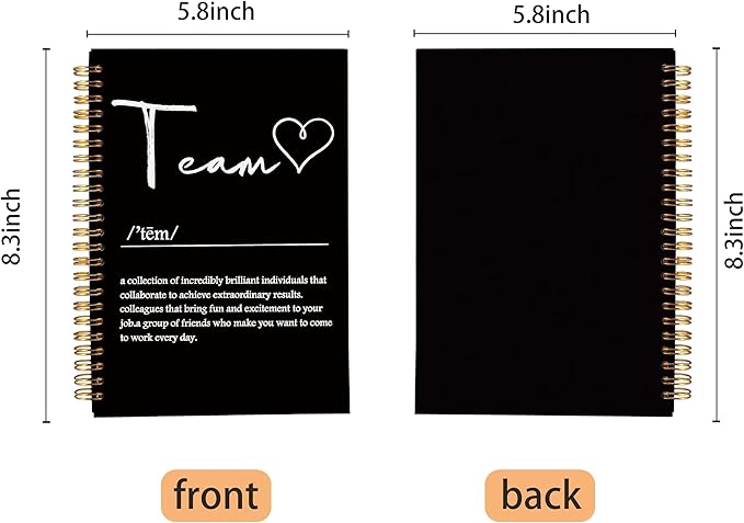 Inspirational Spiral Notebook,Inspirational Journal,Inspirational Journal for Women Men Writing,Grit Spiral Notebook 8.3×5.5 Inch