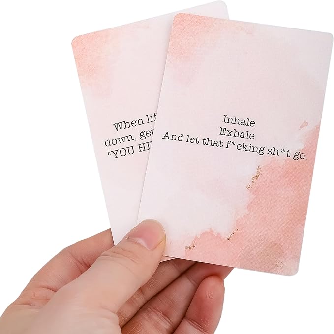 Badass Affirmation Cards - Daily Motivational and Inspirational Cards for Women