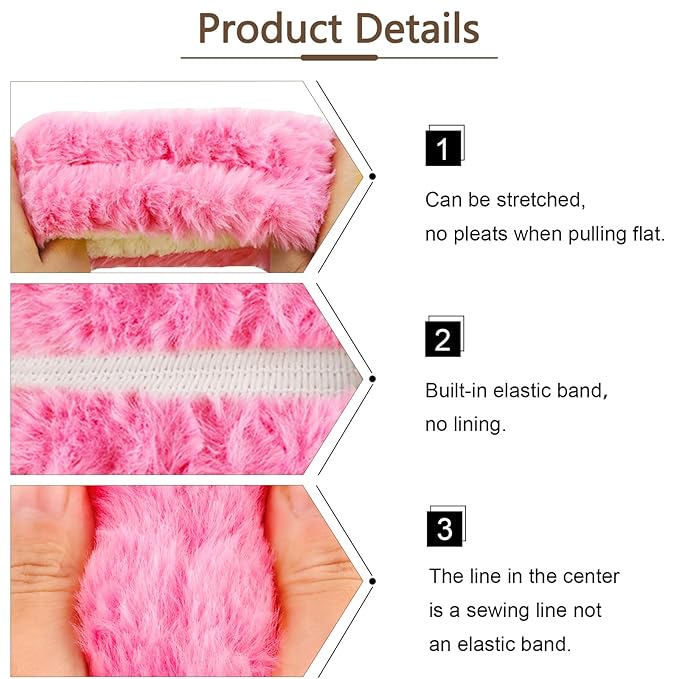 VELSCRUN Spa Headband, Makeup Face Wash Skincare Headbands, 5 Pcs Sponge Get Ready Bear Ears Hairband Facial Wristband Hair Clip Set, Stuff for Teen Girls Women Trendy Fashion Hair Accessories Pink
