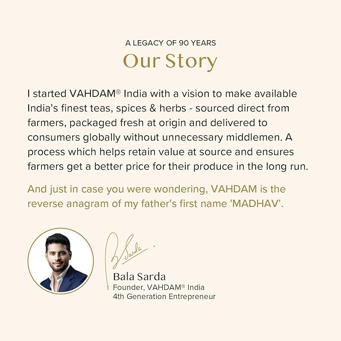 VAHDAM, Ginger Masala Chai Tea (50+ Cups,3.53oz) Authentic Indian Ginger Tea | Spiced Chai Tea Loose Leaf | Brew Hot, Iced Or Chai Latte | Vacuum Sealed Pack