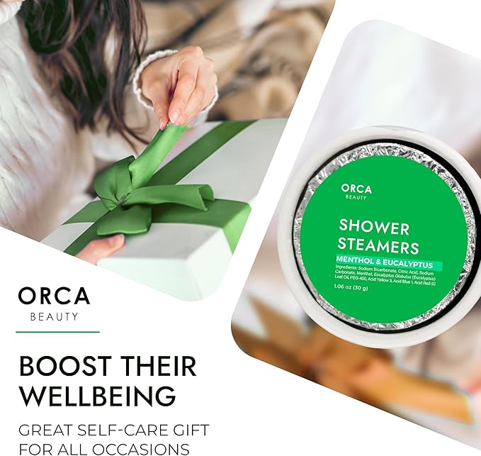 Shower Steamers Aromatherapy - Relaxation Gifts for Women, Shower Bombs, Unique Spa Gifts Shower Tablets, Shower Steamer Aromatherapy for Women & Men (Soothe 18PC)