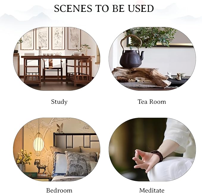 Coil Incense Burner, Ceramic Cone Incense Burner Holder Suitable for Incense/Cone/Coil/Stick, Sage, Mosquito Incense, and Charcoal. Incense Holder+Fireproof Cotton Inside.