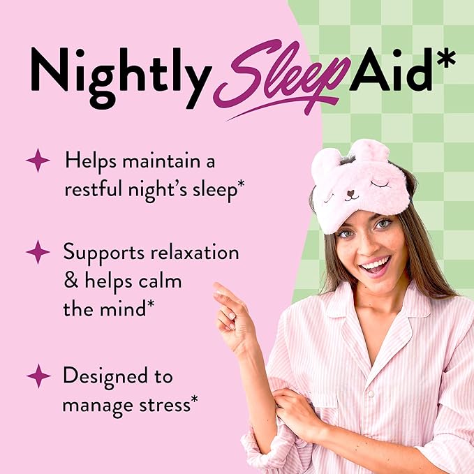 Legendairy Milk She’s Sleepy™ – Cherry Limeade – Nightly Sleep Aid, Sugar Free Drink Mix with Magnesium Glycinate & Ashwagandha – Relaxation & Restful Sleep