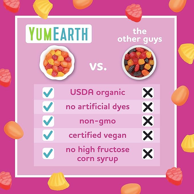 YumEarth Organic Tropical Fruit Snacks (Pack of 35)