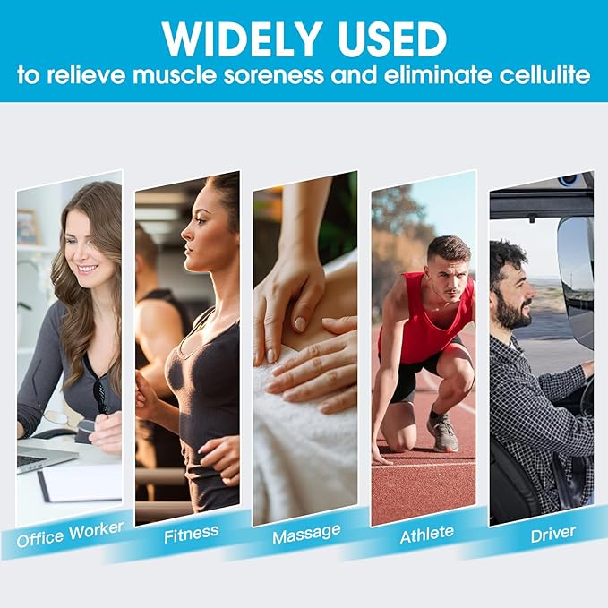 Wood Massage Roller for Waist Thigh Back, Wood Therapy Massage Tools, Cellulite Roller,Fascia Blaster, for Lymphatic Drainage,Blood Circulation,Stress and Pain Relief (Curved)