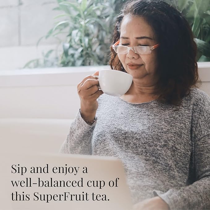 The Republic of Tea Acai Berry Green Tea - Caffeinated Superfruit - Natural Healthy Herbal Tea - Antioxidant, Gluten-Free - 50 Tea Bags