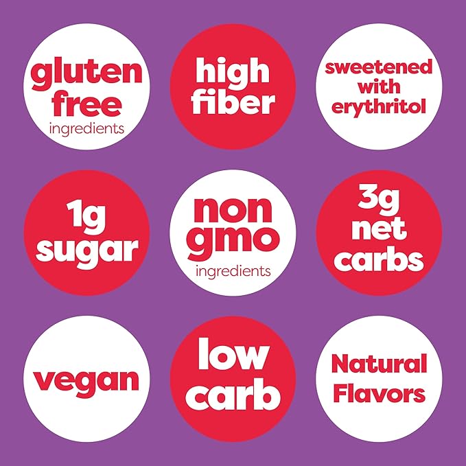 Kiss My Keto Sour Gummy Worms, 16-Pack – Satisfy Cravings while Staying in Ketosis – High Fiber, 3g Net Carbs, Non-GMO, Vegan, & No Gluten – Fruity Sugar Free Gummies