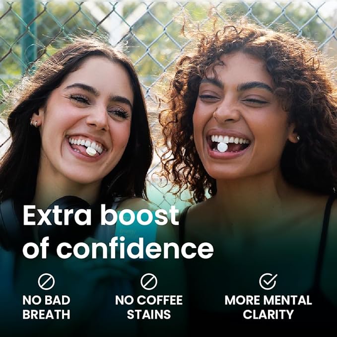 Neuro Energy Caffeine Mints (72 Pieces) - Sugar Free with L-theanine + Natural Caffeine + Vitamin B12 & B6 - Nootropic Energy & Focus Supplement for Women & Men - Keto & Vegan, Wintergreen Flavor