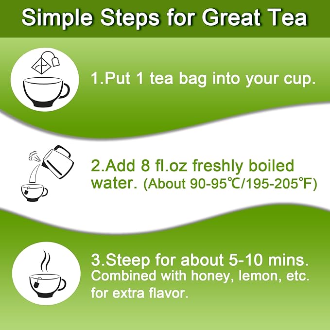 FullChea - Soursop Leaves Tea Bags, 40 Teabags - Premium Soursop Graviola Leaves - Hojas De Guanabana Tea - Non-GMO - Caffeine-free - Improve Digestion, Support Healthy Skin & Sleep