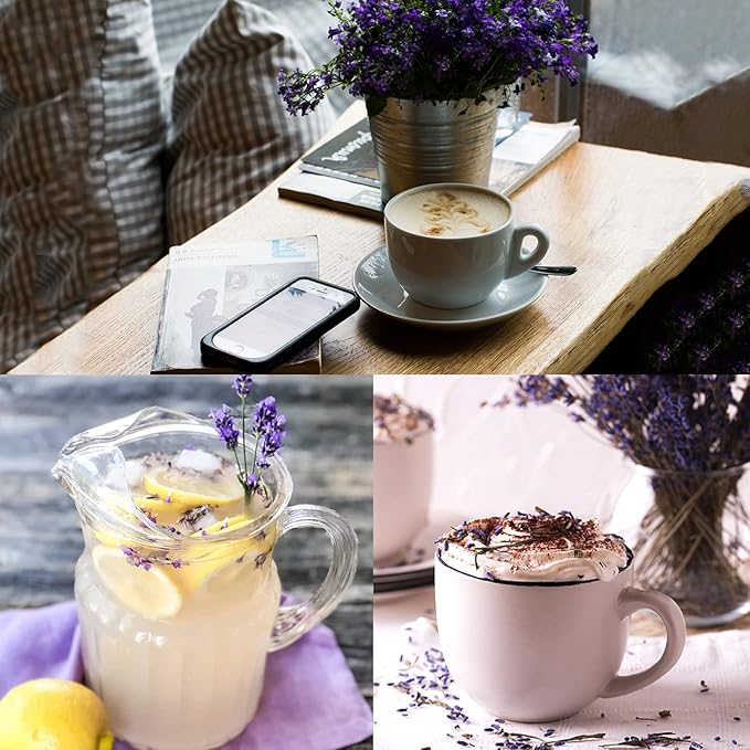 Dried Lavender Flowers for Home Fragrance Sachets Grade Dried Lavender Flowers for Tea, Baking, Lemonade, Baths, Wedding Decoration, Fresh Fragrance