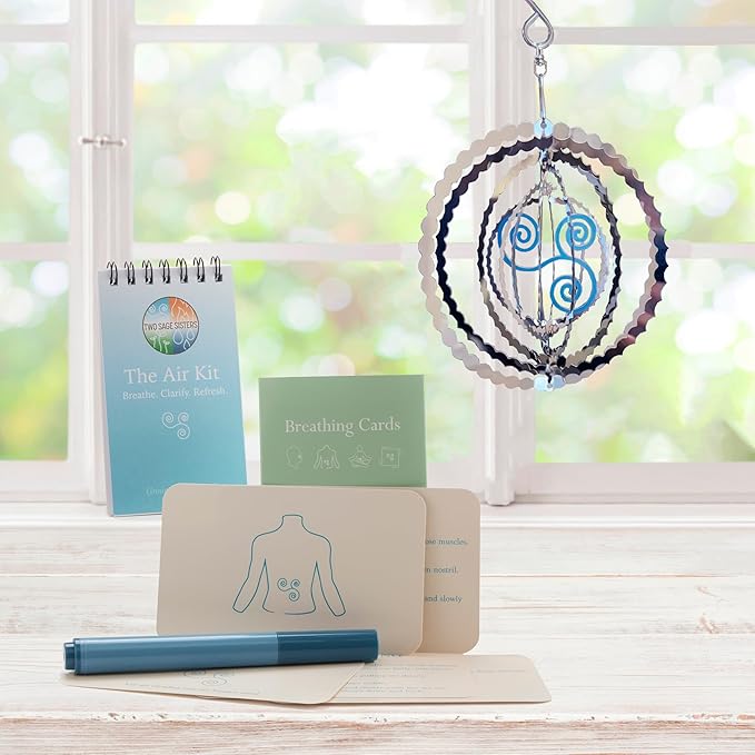 The Air Kit – Turn Over a New Leaf This Fall – Breathe Away Negative Thoughts for Stress Relief and Healing - Care Kit by Two Sage Sisters