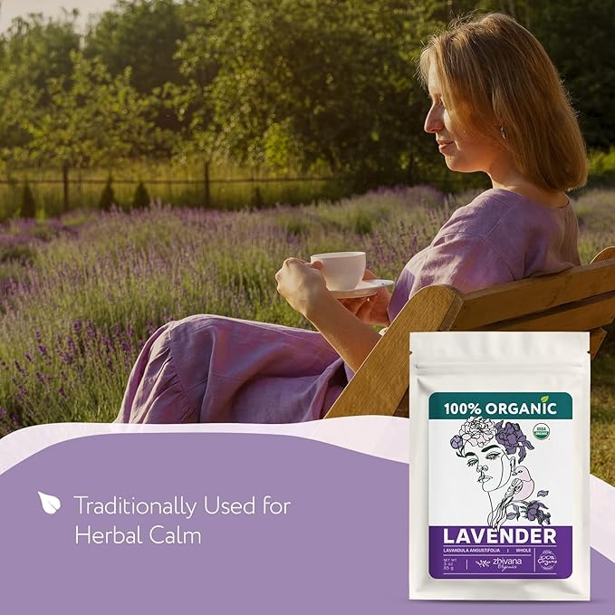 Super Value Pack 5 LB - Organic Food Grade Lavender Flower โ Loose Leaf Lavender Tea - Lavandula Angustifolia - Edible Lavander for Drinks, Cooking & Baking