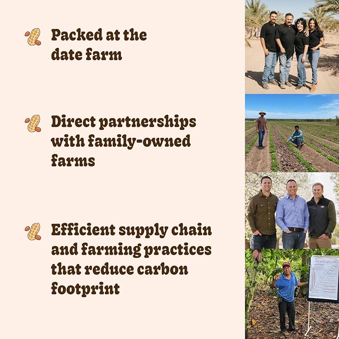 Realsy Peanut Butter Filled Medjool Dates, Organic Dates with No Sugar Added, Gluten-Free, Vegan, Good Source of Fiber, Low Glycemic Index, All Natural Healthy Snack, (10 Pack)