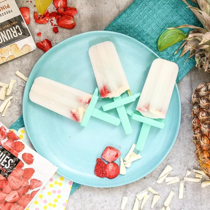 Crunchies Freeze-Dried Fruits, 100% All Natural Crispy Fruit, Non GMO and Kosher, Resealable Freeze Dried Fruit Snack Packs, Pack of 6 (Tropical Variety Pack)