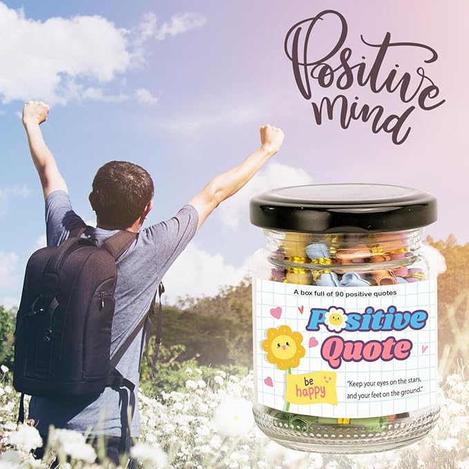 Positive Messages with NFC Keychain, Unique for Women, Affirmation Cards, Positive Affirmations Cards, Birthday Gifts for Teen, Self Care, Motivational Gifts, Affirmation Cards for Teens