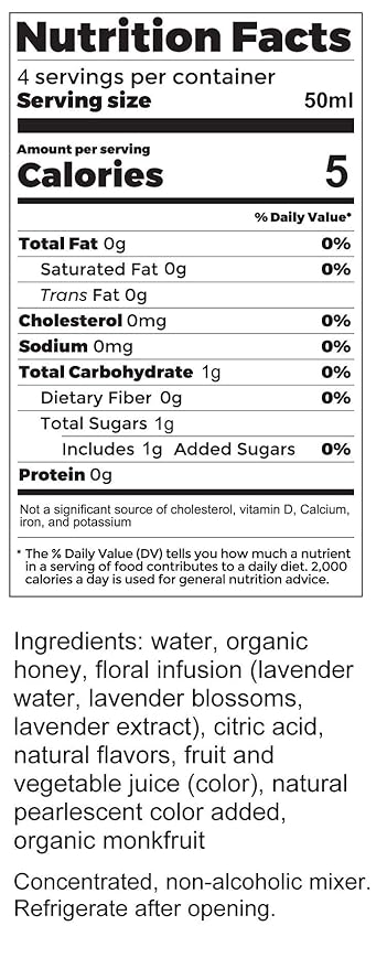 JARDIN Mini Variety Bundle - Sugar Free, All Natural Mixers - Lavender, Rose, & Honeysuckle Aromatic Floral Flavors for Cocktails, Lemonades, Sodas, and Mocktails. Preservative Free (3 bottles, 6.76 Fl Oz each)