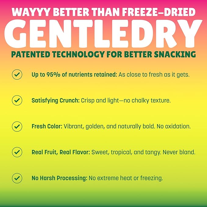 BranchOut Pineapple Chips, No Sugar Added, Real Dried Pineapple Chunks, GentleDry, Better than Freeze Dried Pineapple, Healthy Vegan Halloween Fruit Snacks for Kids & Adults, 1.5 oz (Pack of 8)