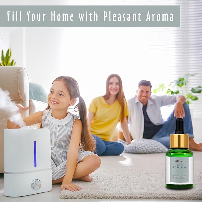 MitFlor Hot Spring Fragrance Oil, Single Scented Oil, Large Size Premium Grade Fragrance Oil for Soap & Candle Making, Aromatherapy Essential Oil, Clean & Earthy Scent for Home Fragrance, 30 ml