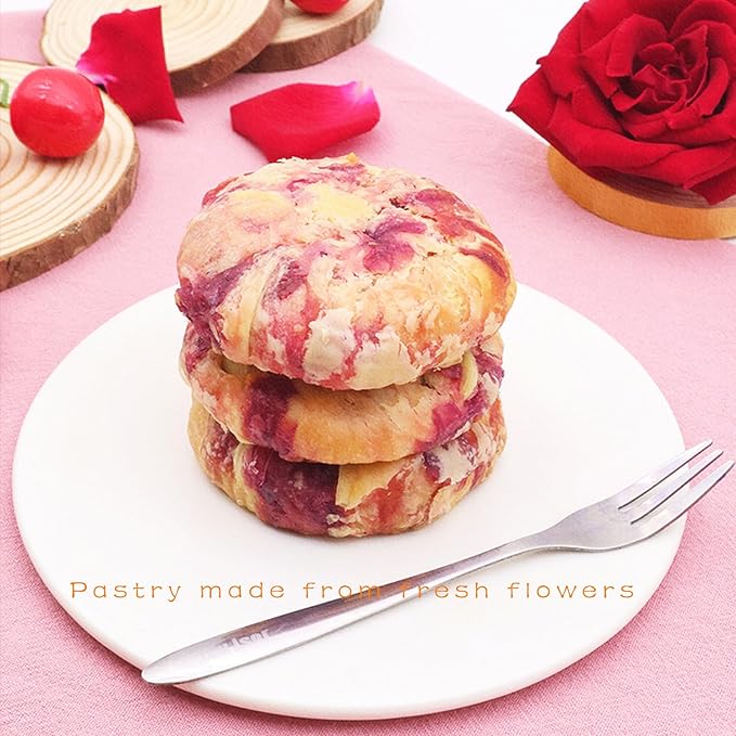 Dried Rose Petals 2.82oz/80g,Edible Rose Petals ,Excellent for cappuccino and cakes. Salad, dessert, tea,Baking,nougat