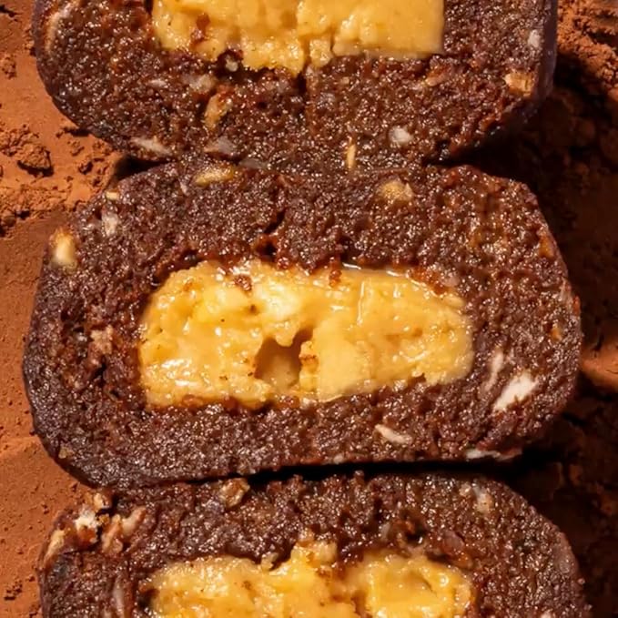 Sweet Nothings, Chocolate, USDA Organic Nut Butter Bites Protein Bar, Nut & Date Snack, Filled with Peanut Butter, 12-2 Bite Value Packs - No Added Sugar, Plant Based, Vegan, Only 7 Ingredients