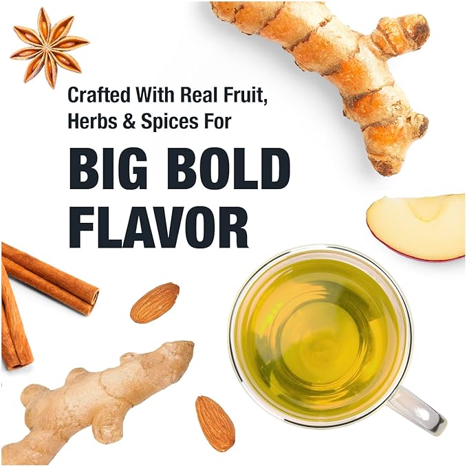 Tiesta Tea - Golden Milk, Loose Leaf, Sweet Turmeric Herbal Tea, Non-Caffeinated Herbal Blend, Makes Hot or Iced Up to 20-25 Cups, 3oz Resealable Pouch