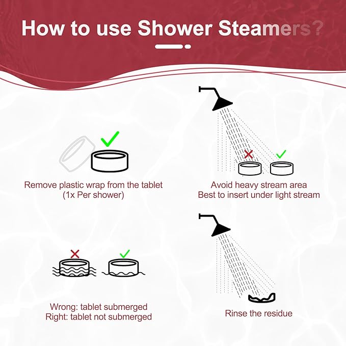 Aromatherapy Shower Steamers Birthday Day Gifts Rose - Swcandy 8 Pcs Bath Bombs Birthday Gifts for Women, Shower Bombs with Essential Oils, Relaxation Home SPA for Women Who Has Everything