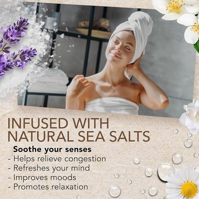 Shower Steamers Aromatherapy - Birthday Gifts for Women and Men - Shower Bombs Aromatherapy, Spa Day Essentials, Relaxation Spa Gifts - Self Care Stocking Stuffers (Lavender 8 Count)