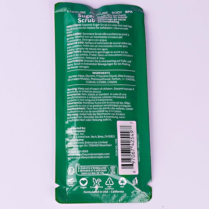 Pedicure Kit Foot Soak Set: Bubble Salt, Sugar Scrub, Massage Mask, Massage Lotion in a Box, 4 Step Foot Spa Kit for Dry Feet,Tired Feet(3 Set Green tea)