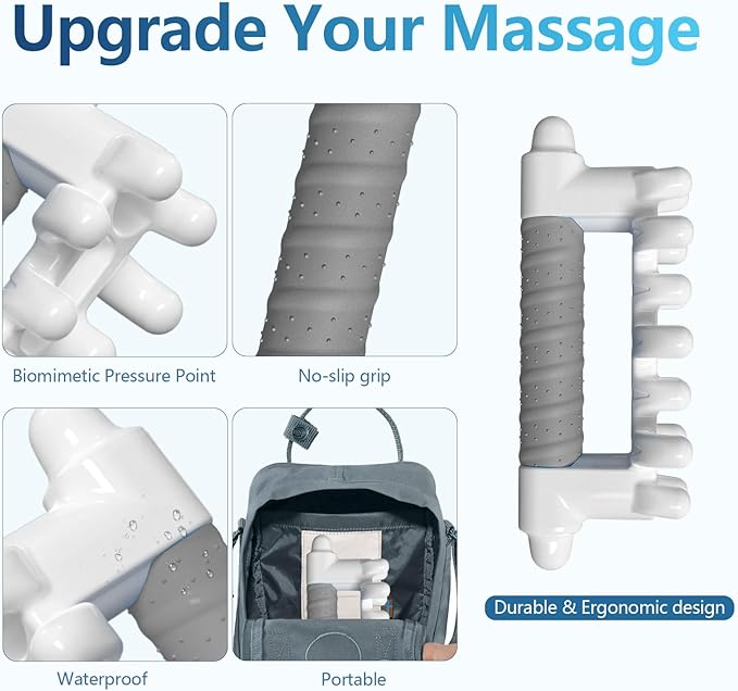 Fascia Massage Tool Blaster for Cellulite,Handheld Myofascial Release Tool for Deep Tissue Massage,Trigger Point Massage Tool for Manual Massage of Neck & Back