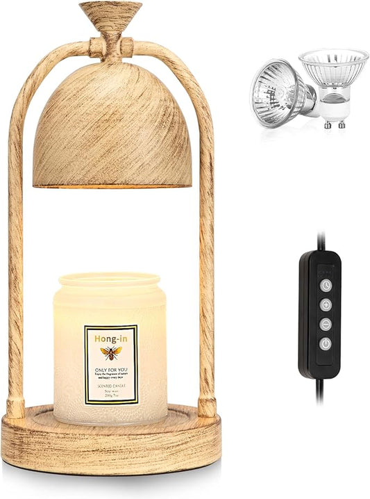 Candle Warmer Lamp with Timer Dimmer, Graduation Gifts for Her, Birthday Gifts for Mom Women Friend Sister, House Warming Gift New Home Decor, Wax Melt Warmer for Jar Candles