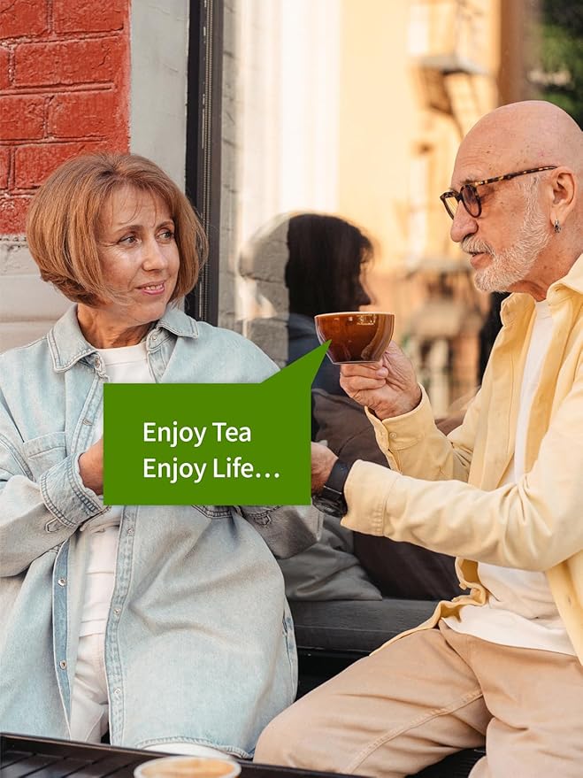 TeeLux Mint Green Tea Bags, Green Tea with Peppermint, Spearmint and Lemongrass, Caffeinated, 100% Real and Natural, 100 Count