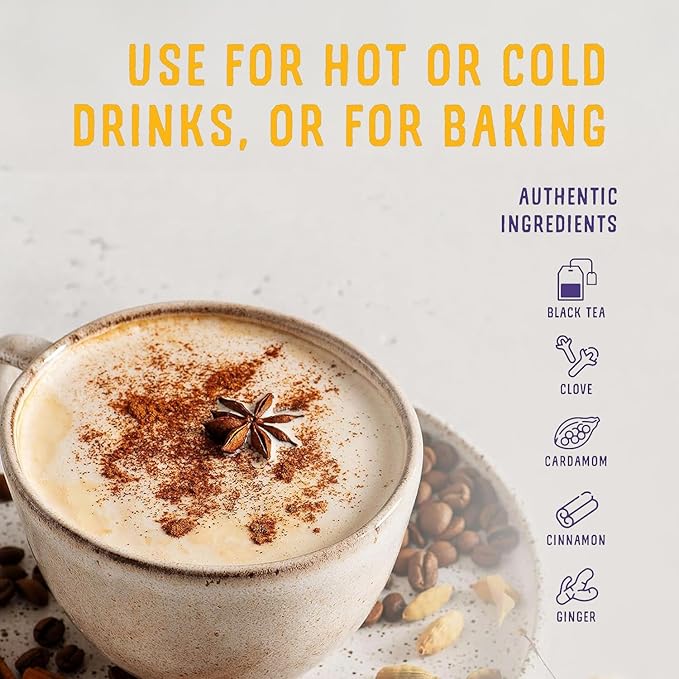 Oregon Chai Sugar Free Chai Concentrate, 32 Fluid Ounce (Pack of 6)