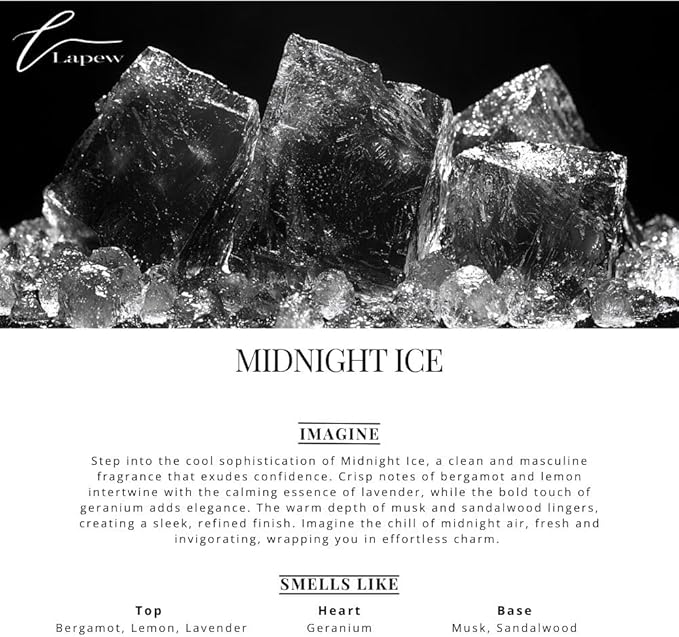 Car Air Freshener Diffuser – 2 Pack Hanging Air Freshener Diffuser (.34 Oz, Midnight Ice)