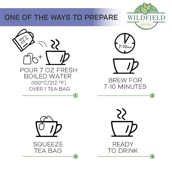 50 Bags Goat’S Rue Goat'S Goats Rue Herb Tea (Galega Officinalis L.) - 24 Count 2g Bags Herbal Tea French Lilac Ruda De Cabra