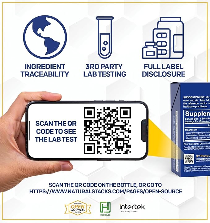 MagTech Magnesium Drink Mix - Sugar Free Lemonade - 3 Forms of Magnesium: Magtein L-Threonate, Glycinate & Taurate - 200mg Chelated Magnesium Complex - Supports Relaxation & Brain Health - 20 Servings